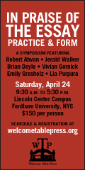 Welcome Table Press Symposium on the Essay